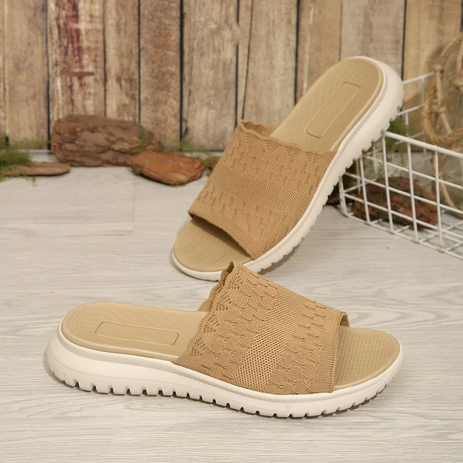 Open Toe Platform Sandals Apparel and Accessories