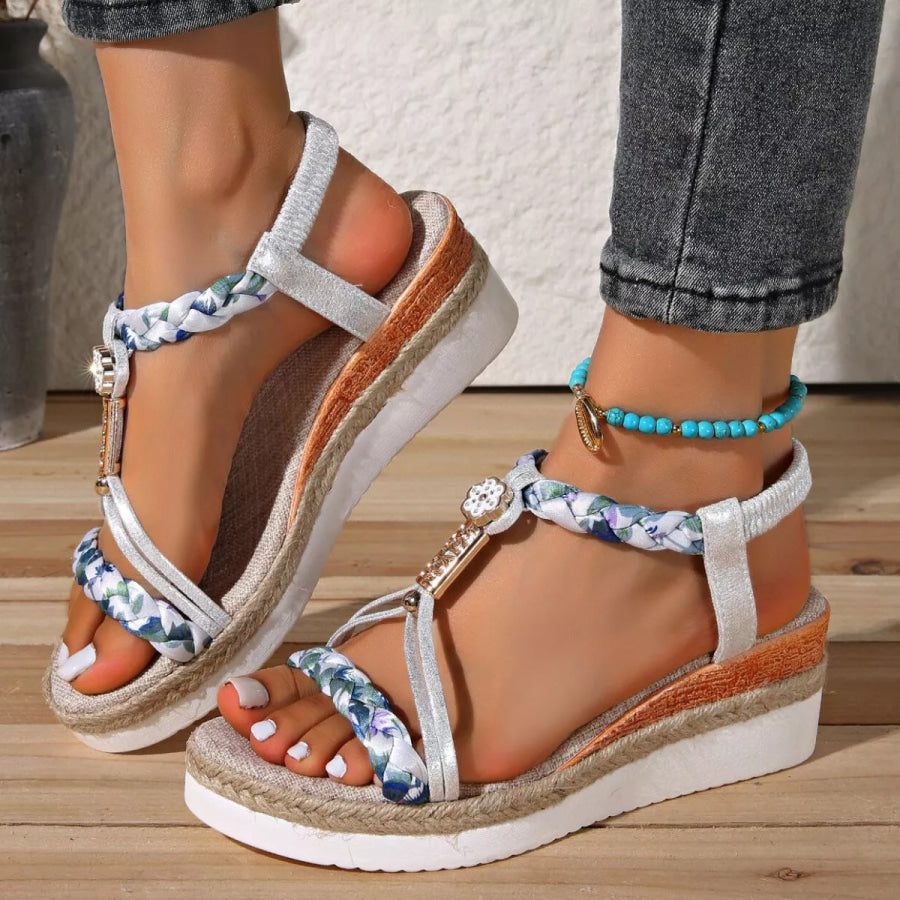 Open Toe Platform Sandals Apparel and Accessories