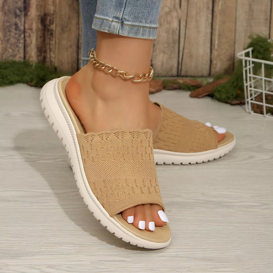 Open Toe Platform Sandals Apparel and Accessories