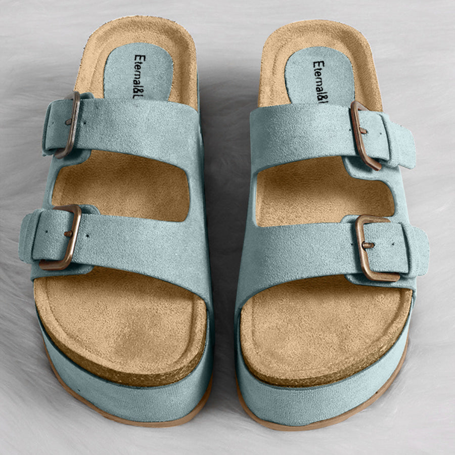 Open Toe Platform Sandals Apparel and Accessories