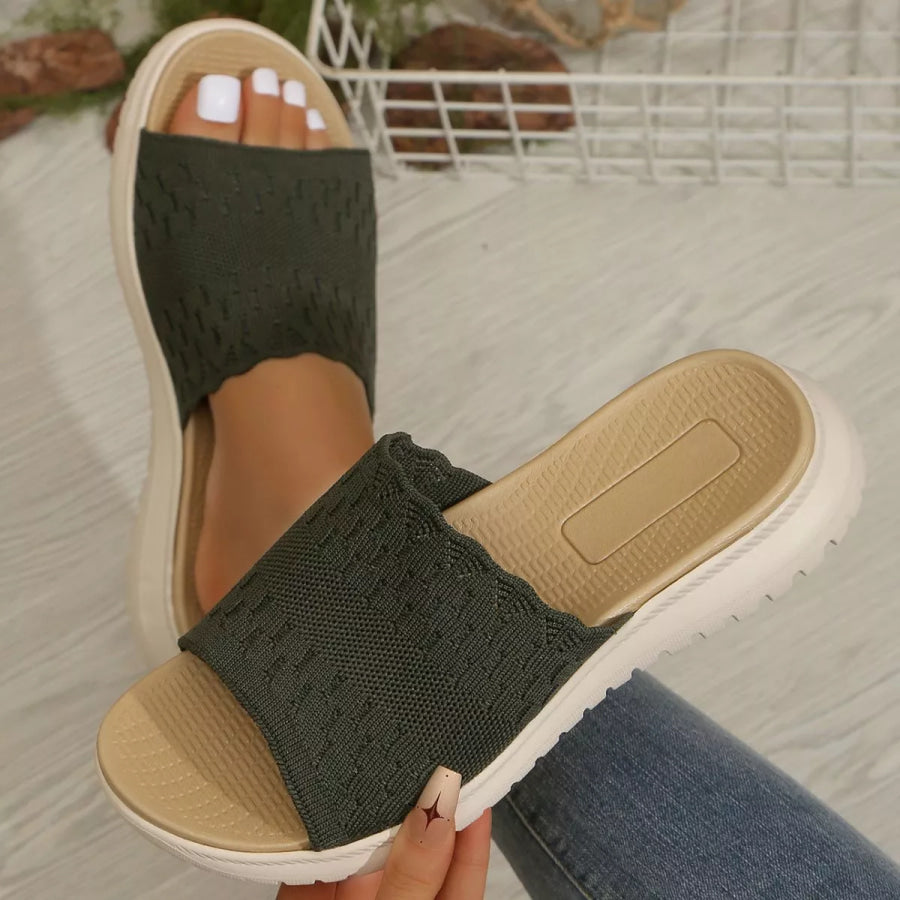 Open Toe Platform Sandals Apparel and Accessories