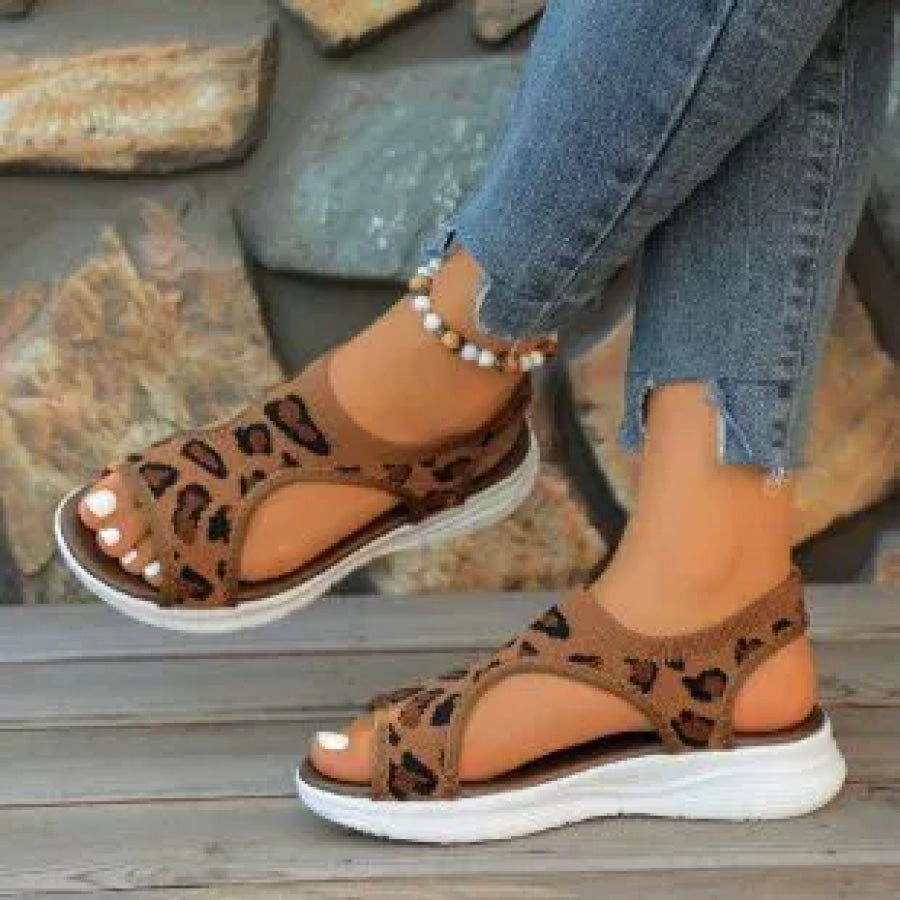 Open Toe Platform Sandals Apparel and Accessories