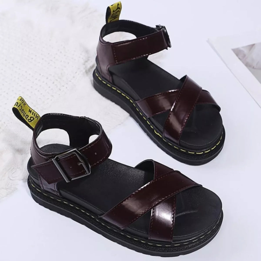 Open Toe Platform Sandals Apparel and Accessories