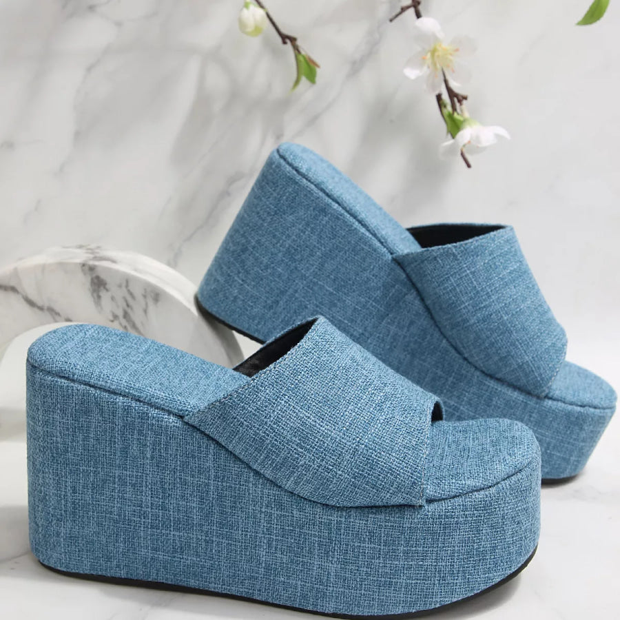 Open Toe Wedge Sandals Apparel and Accessories