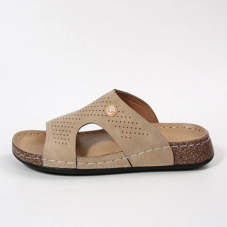 Open Toe Wedge Sandals Apparel and Accessories