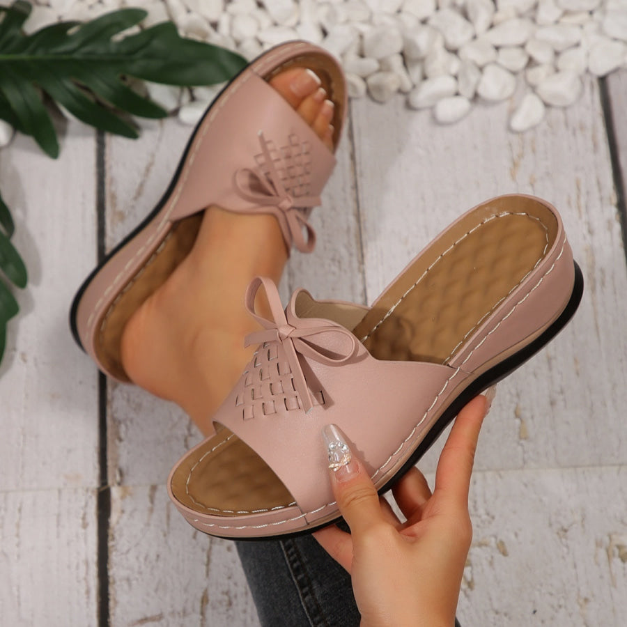 Open Toe Wedge Sandals Apparel and Accessories