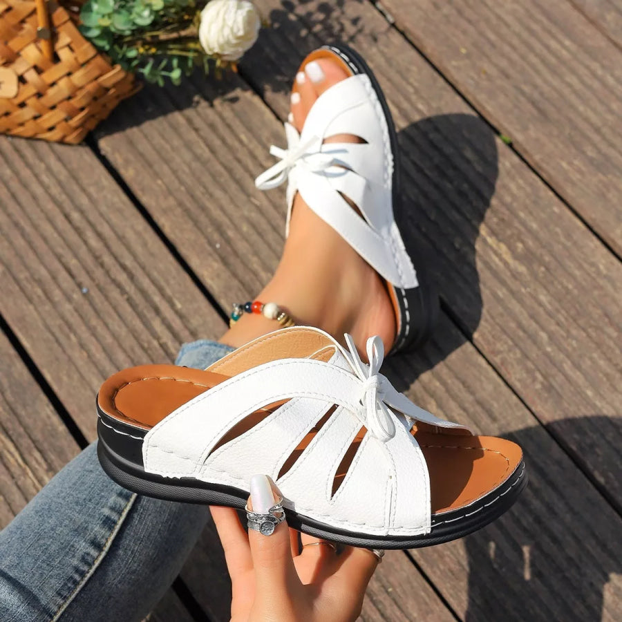 Open Toe Wedge Sandals Apparel and Accessories