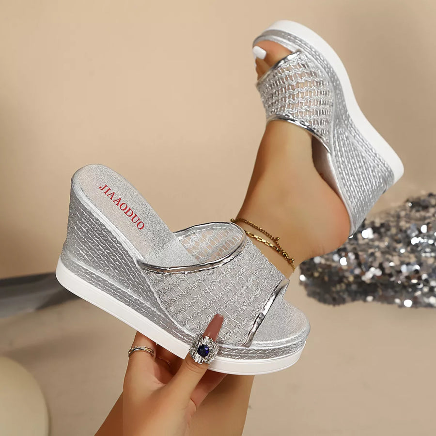 Open Toe Wedge Sandals Apparel and Accessories