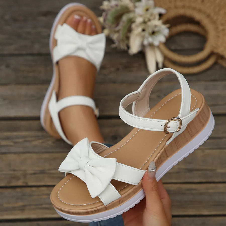 Open Toe Wedge Sandals Apparel and Accessories