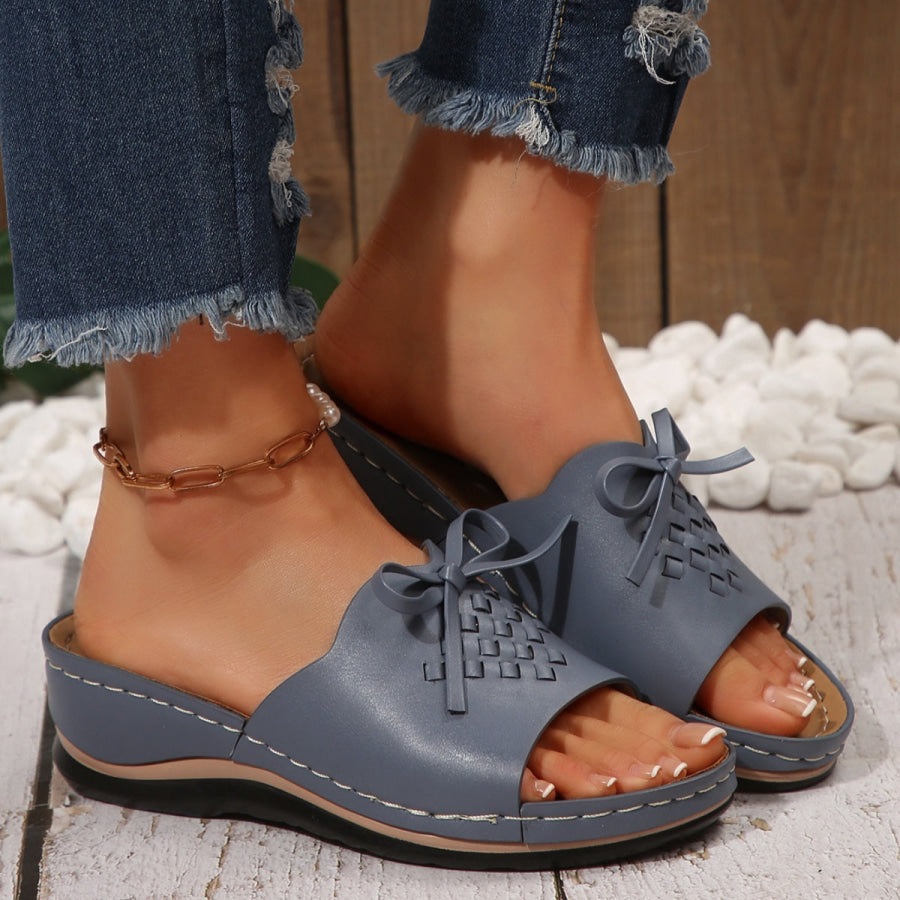 Open Toe Wedge Sandals Apparel and Accessories