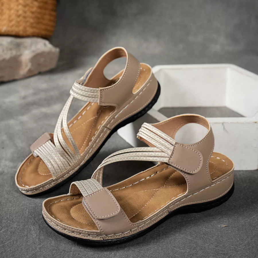 Open Toe Wedge Sandals Apparel and Accessories
