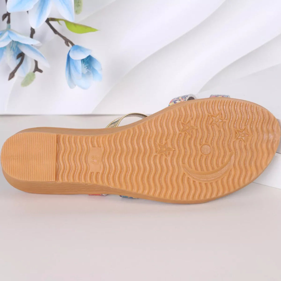 Open Toe Wedge Sandals Apparel and Accessories