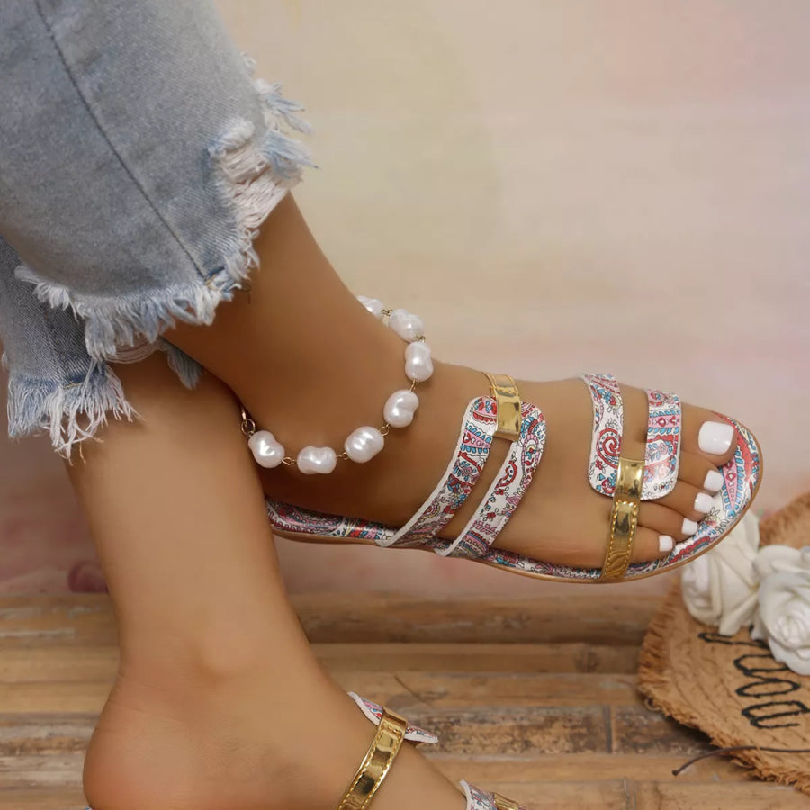 Open Toe Wedge Sandals Apparel and Accessories