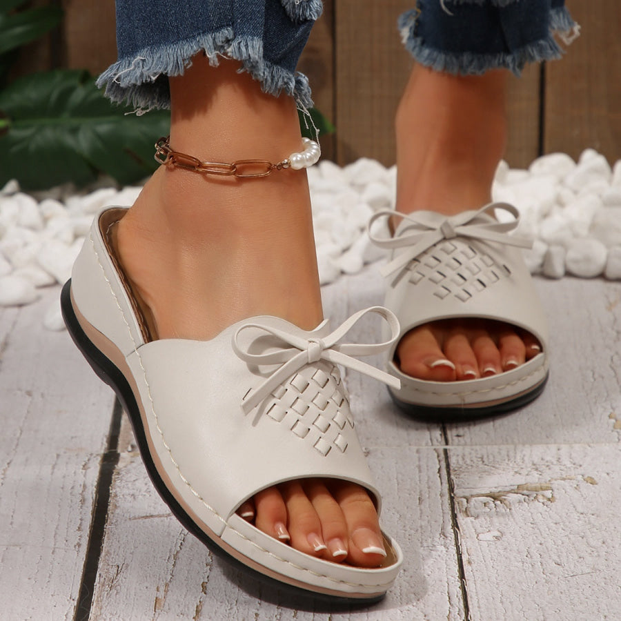 Open Toe Wedge Sandals Apparel and Accessories