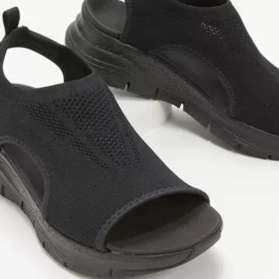 Open Toe Wedge Sandals Apparel and Accessories