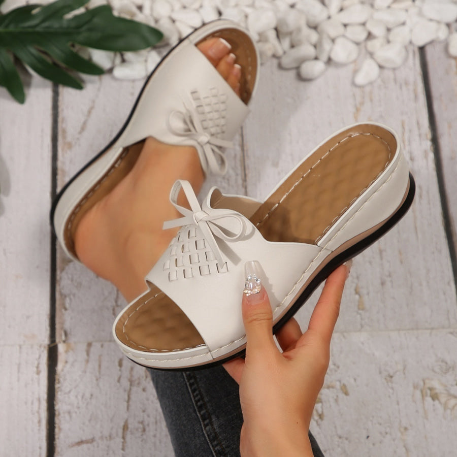 Open Toe Wedge Sandals Apparel and Accessories