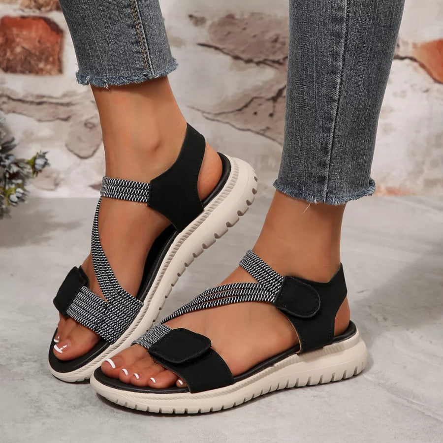 Open Toe Wedge Sandals Apparel and Accessories