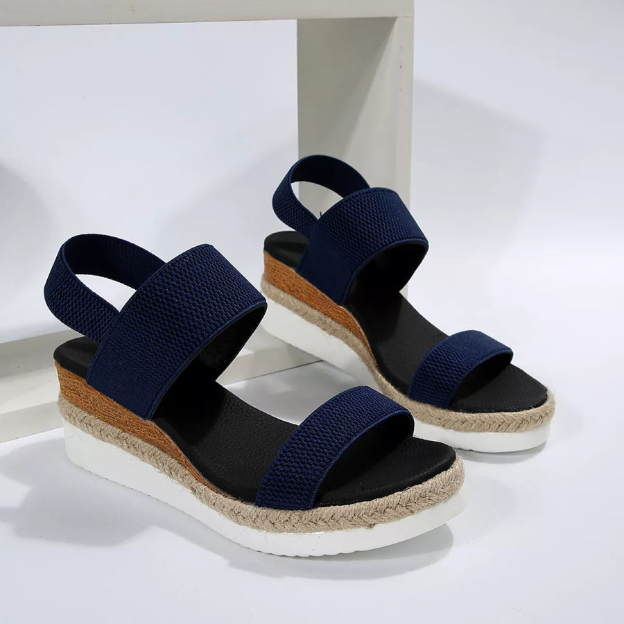 Open Toe Wedge Sandals Apparel and Accessories