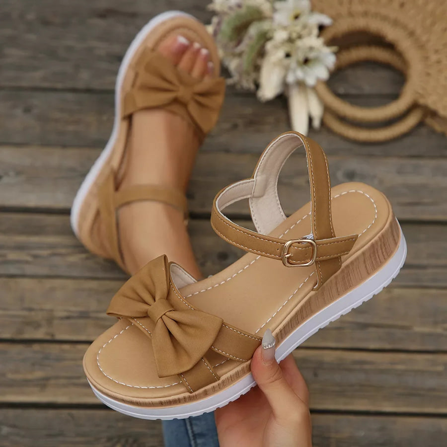 Open Toe Wedge Sandals Apparel and Accessories