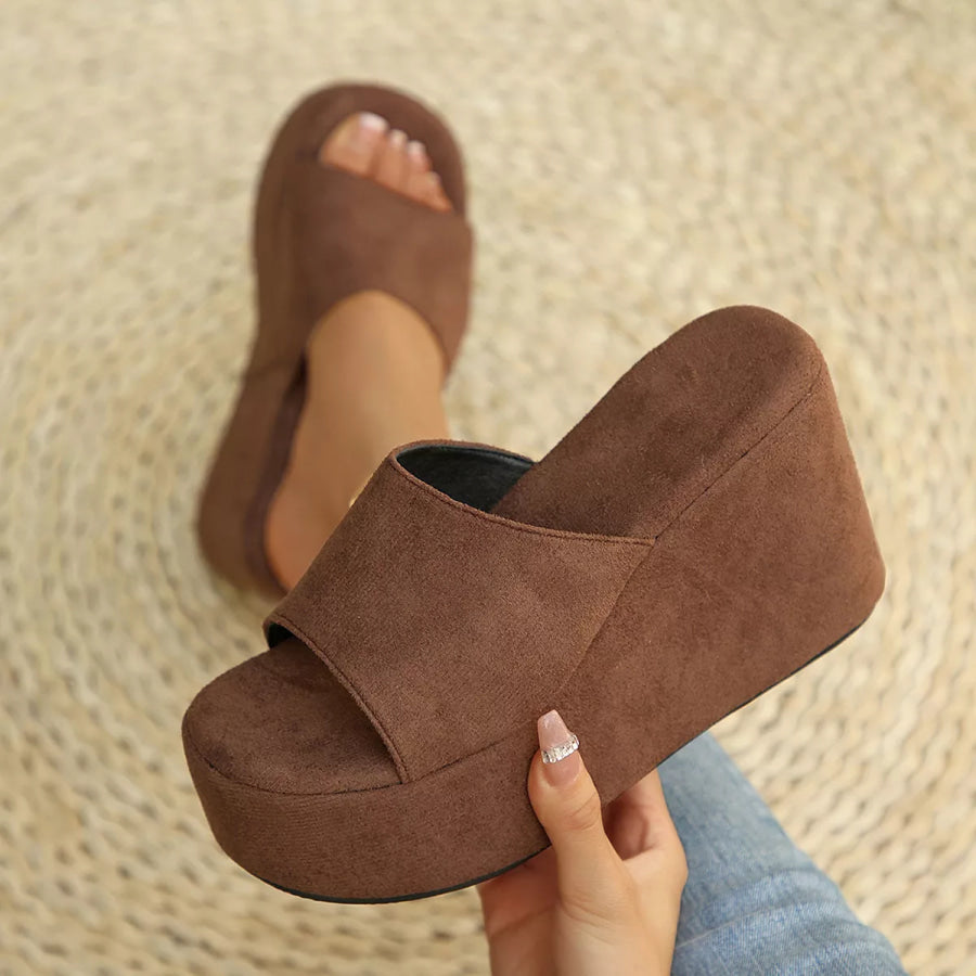 Open Toe Wedge Sandals Apparel and Accessories