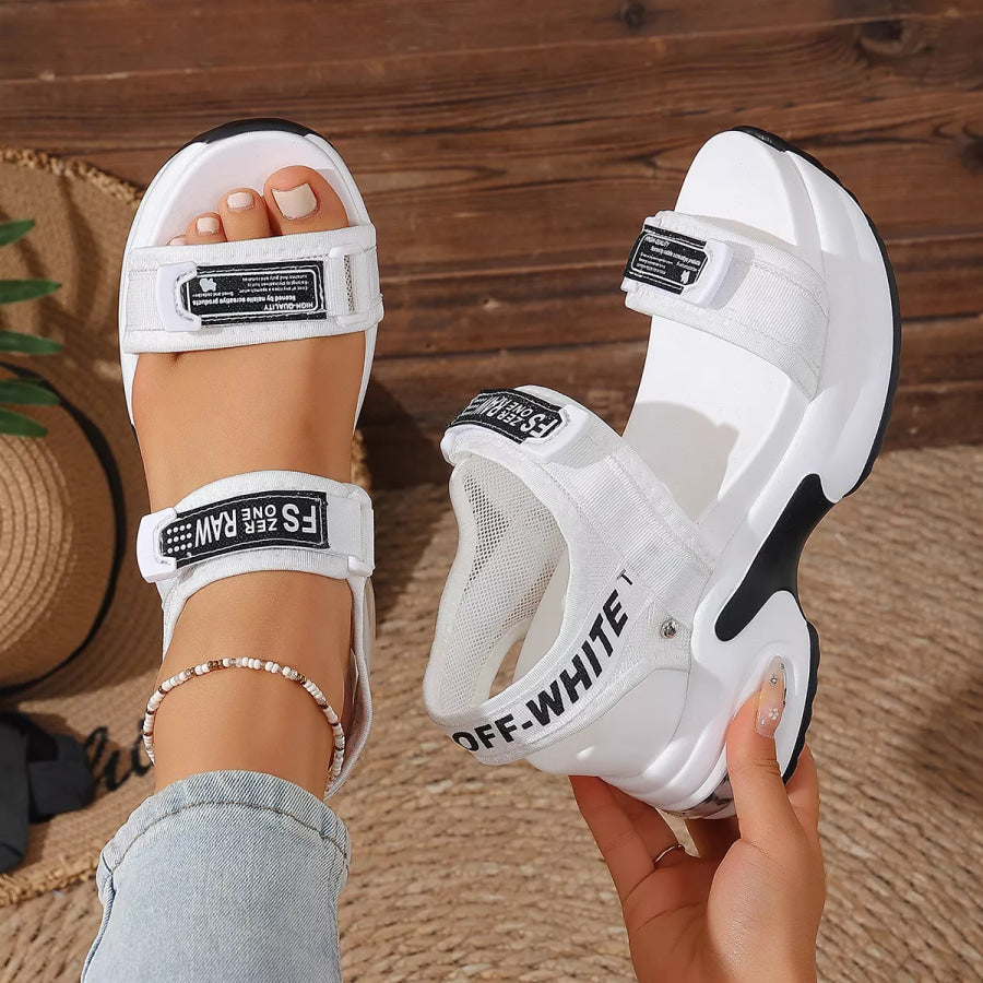Open Toe Wedge Sandals Apparel and Accessories