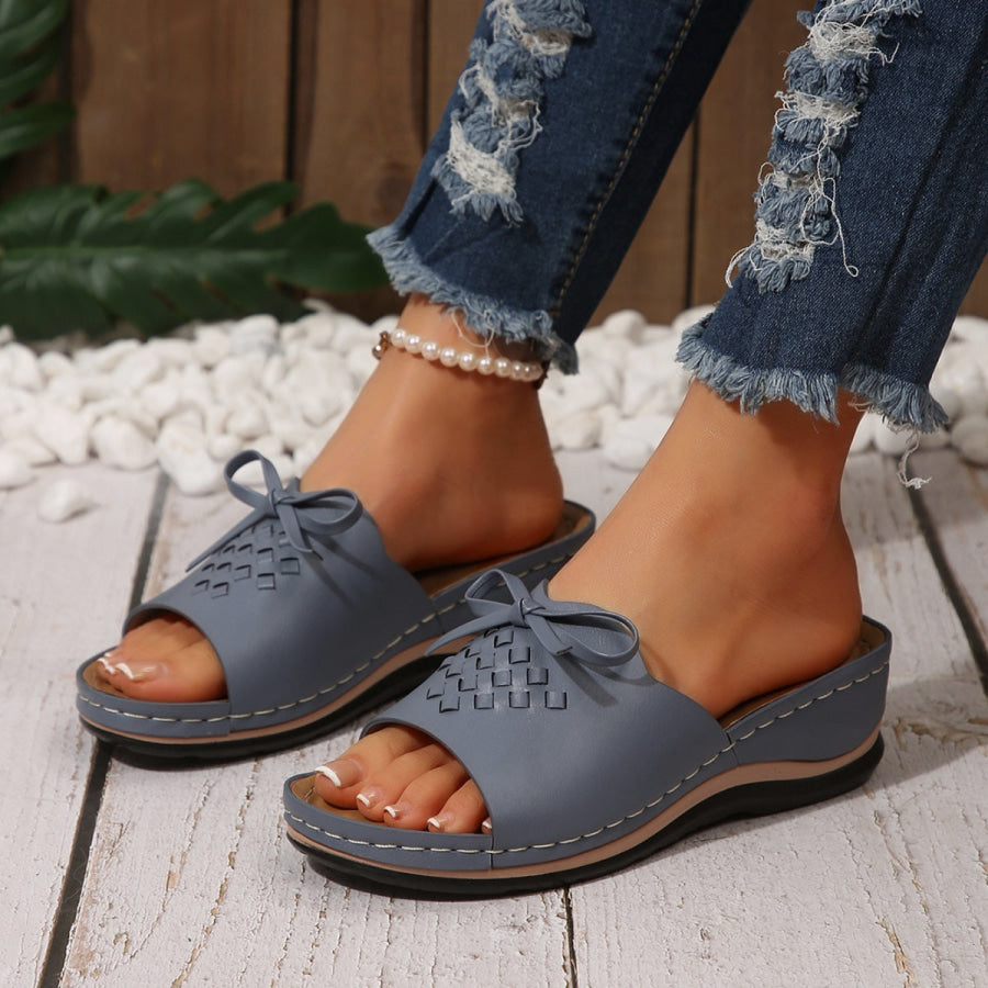 Open Toe Wedge Sandals Apparel and Accessories