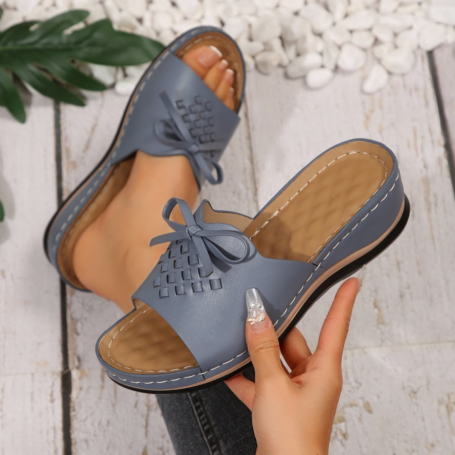 Open Toe Wedge Sandals Apparel and Accessories