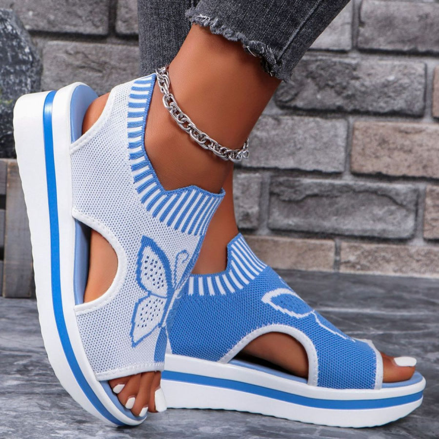 Open Toe Wedge Sandals Apparel and Accessories
