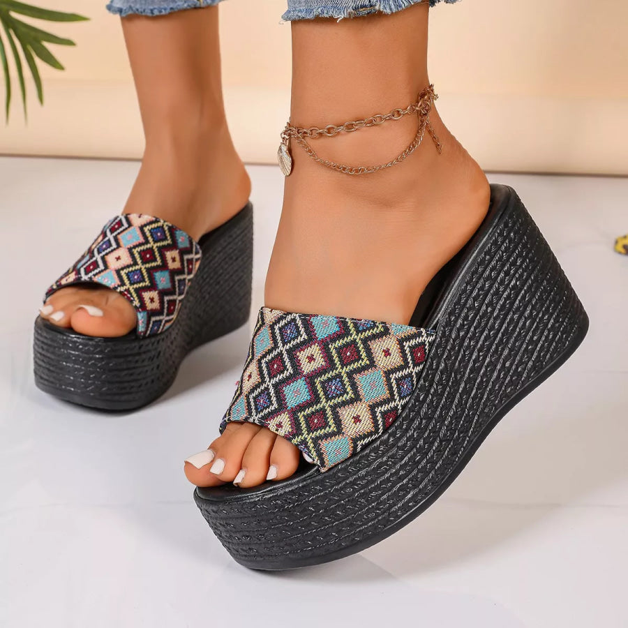 Open Toe Wedge Sandals Apparel and Accessories