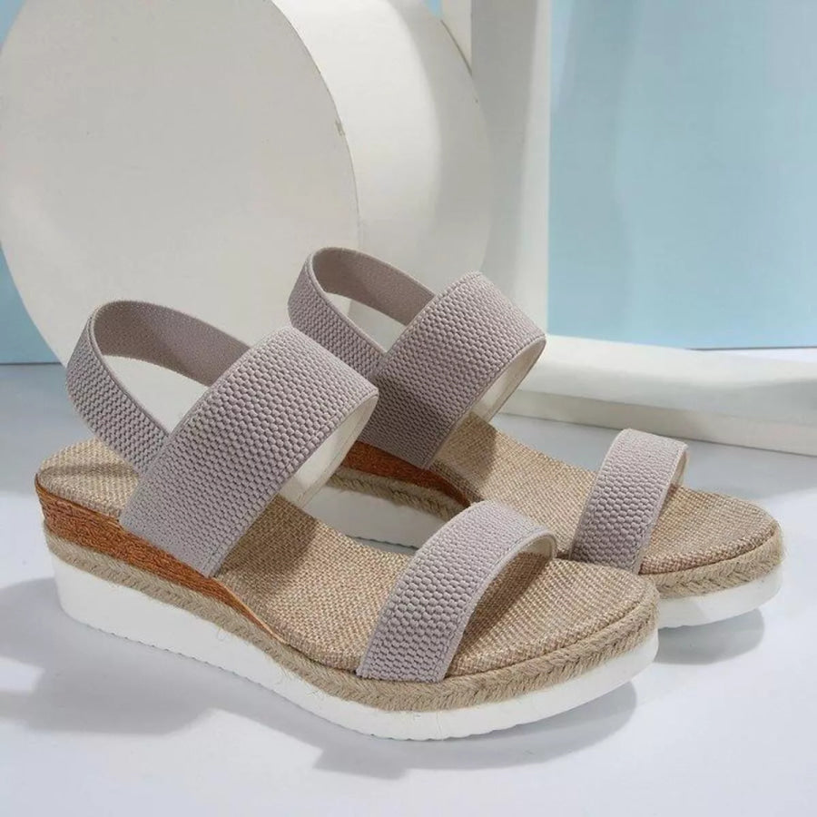 Open Toe Wedge Sandals Apparel and Accessories
