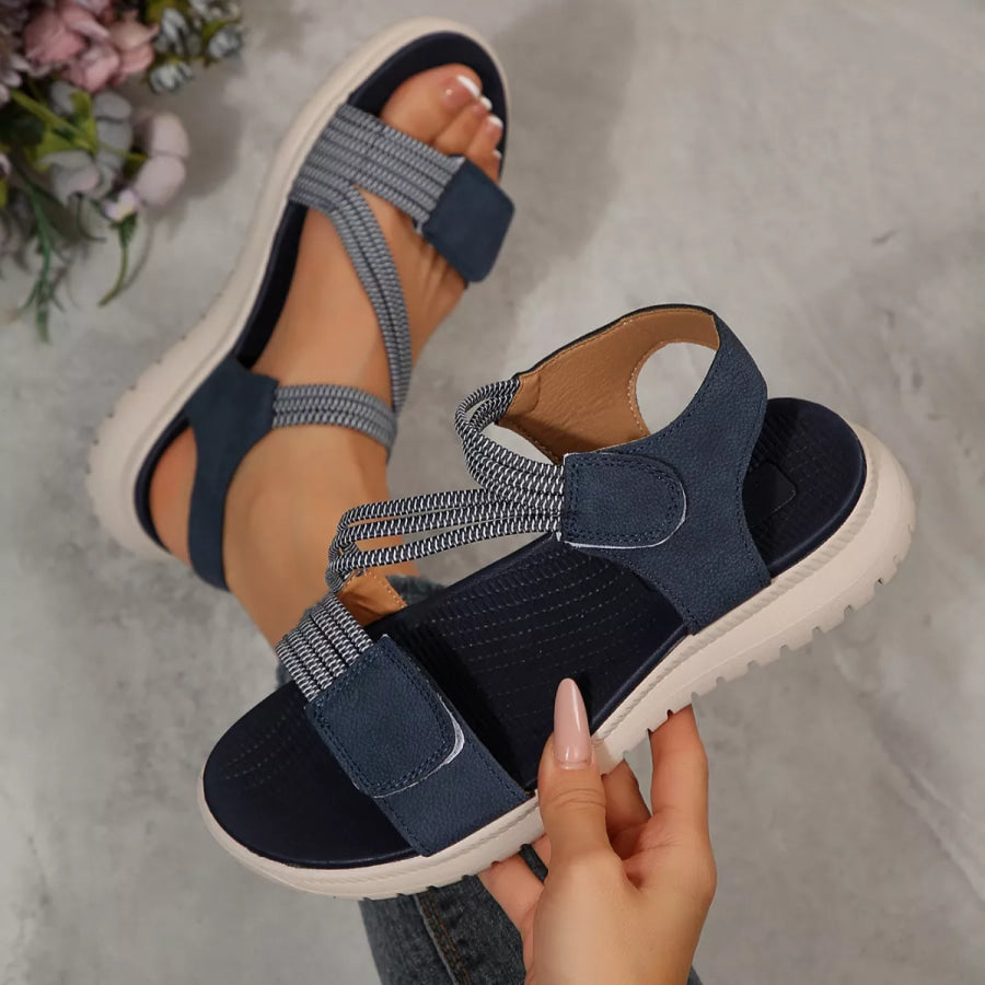 Open Toe Wedge Sandals Apparel and Accessories