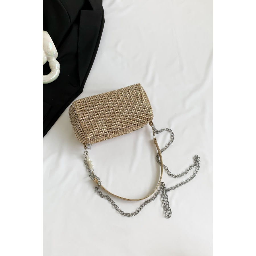 Openwork Crossbody Bag with Removable Strap Apparel and Accessories