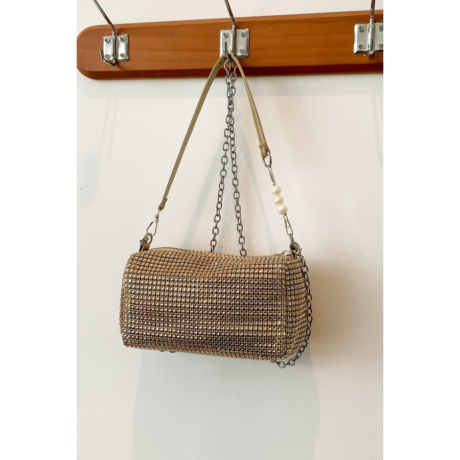 Openwork Crossbody Bag with Removable Strap Apparel and Accessories