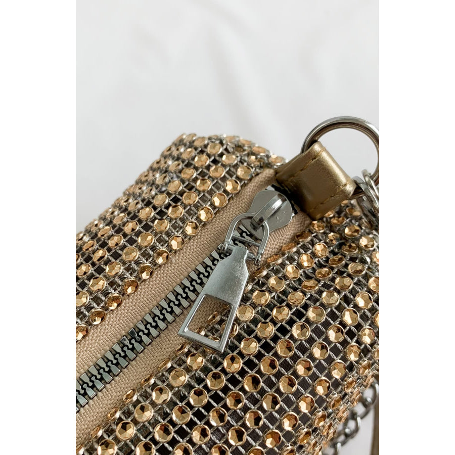 Openwork Crossbody Bag with Removable Strap Apparel and Accessories