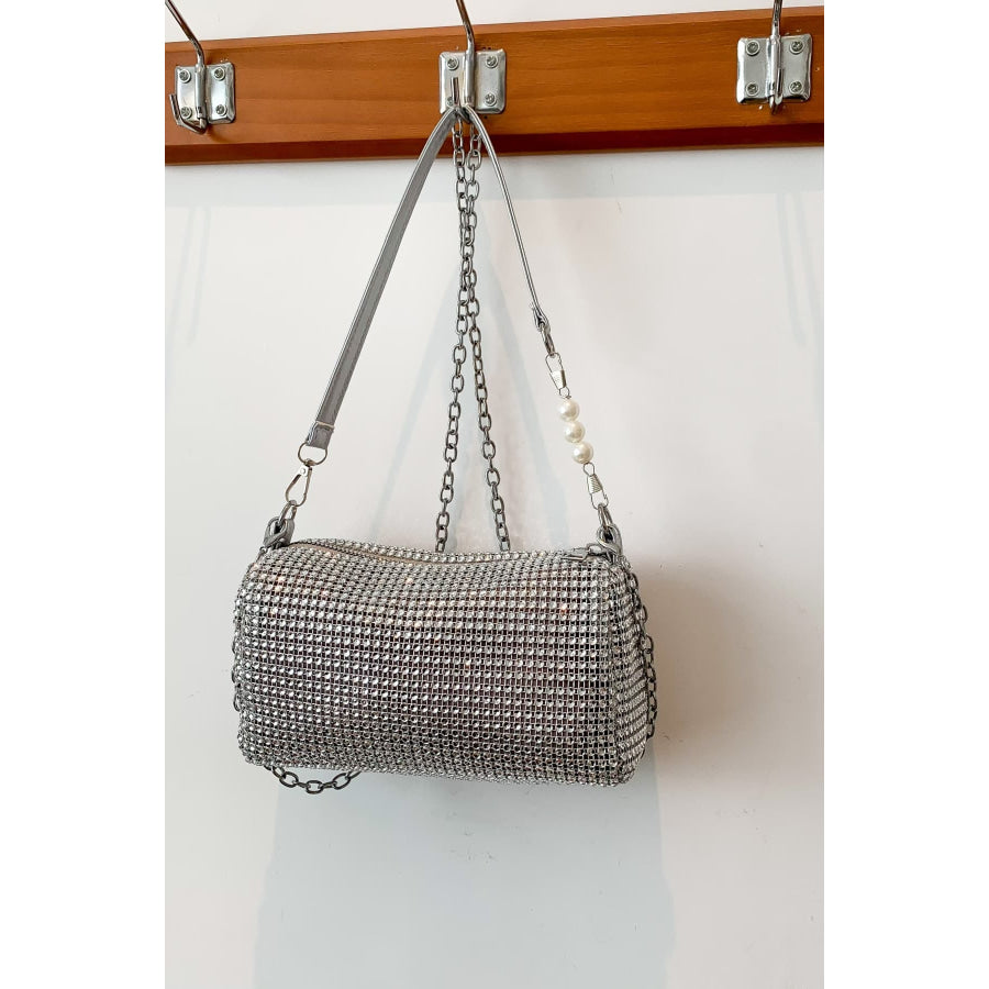 Openwork Crossbody Bag with Removable Strap Apparel and Accessories