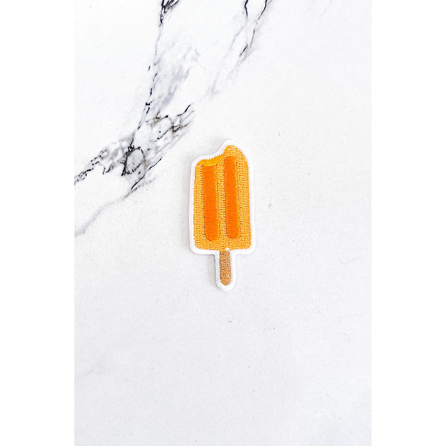 Orange Popsicle Embroidered Patch WS 600 Accessories