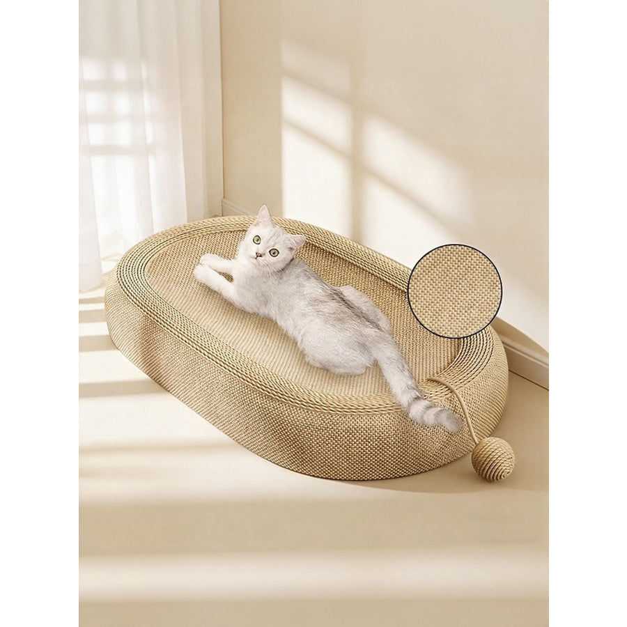 Oval Cat Scratching Bed Cat Scratching Nest 5 / S Apparel and Accessories