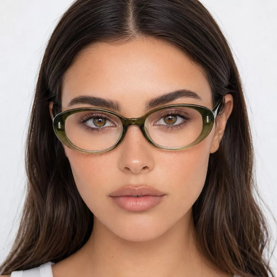 Oval Frame Sunglasses Style B / One Size Apparel and Accessories
