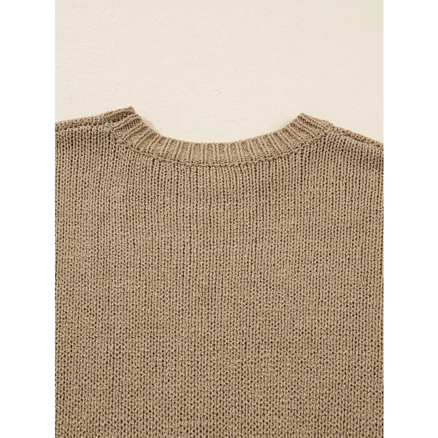 Oversize Drop Shoulder Slouchy Sweater Dress Apparel and Accessories