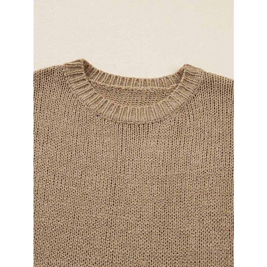 Oversize Drop Shoulder Slouchy Sweater Dress Apparel and Accessories