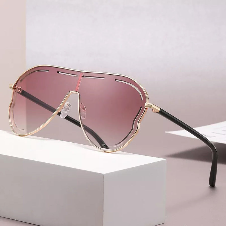 Oversized Aviator Gradient Sunglasses Apparel and Accessories