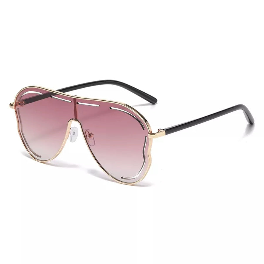 Oversized Aviator Gradient Sunglasses Apparel and Accessories