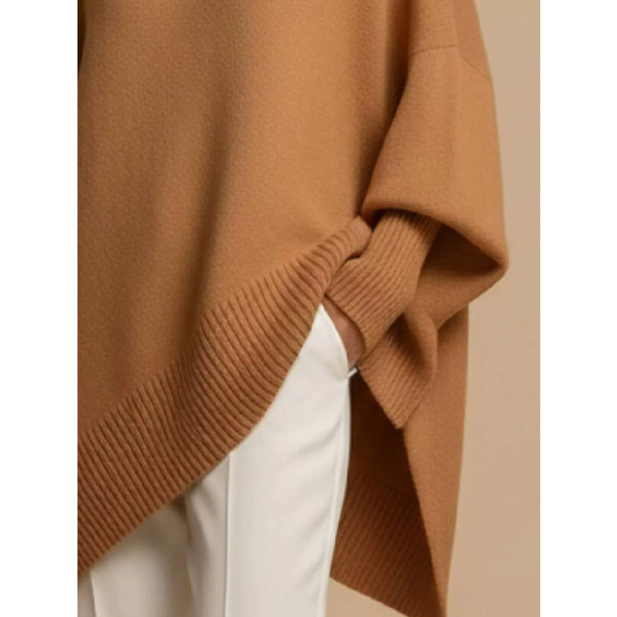 Oversized Batwing Sleeve Sweater Apparel and Accessories