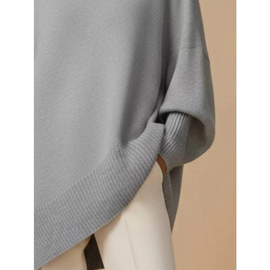 Oversized Batwing Sleeve Sweater Apparel and Accessories