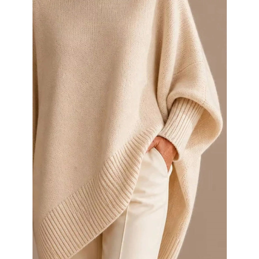 Oversized Batwing Sleeve Sweater Apparel and Accessories