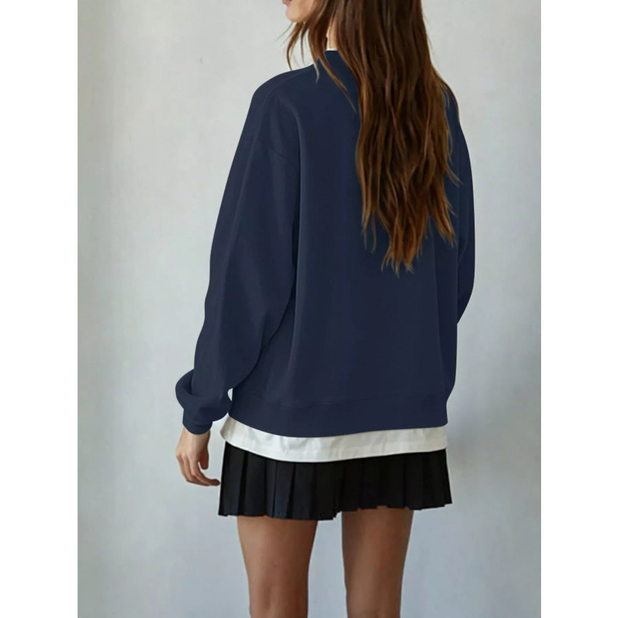 Oversized Crew Neck Sweatshirt Apparel and Accessories