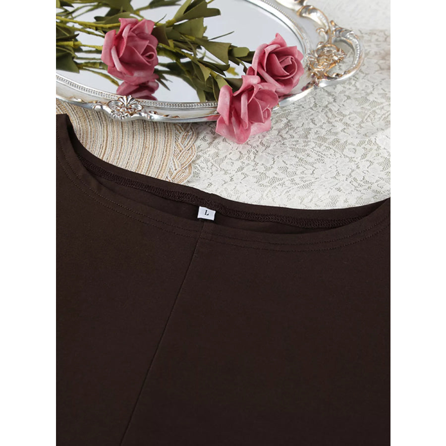 Oversized Long Sleeve Top and Shorts Lounge Set Apparel and Accessories