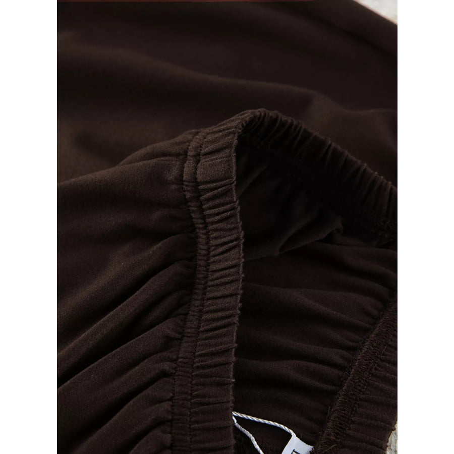 Oversized Long Sleeve Top and Shorts Lounge Set Apparel and Accessories