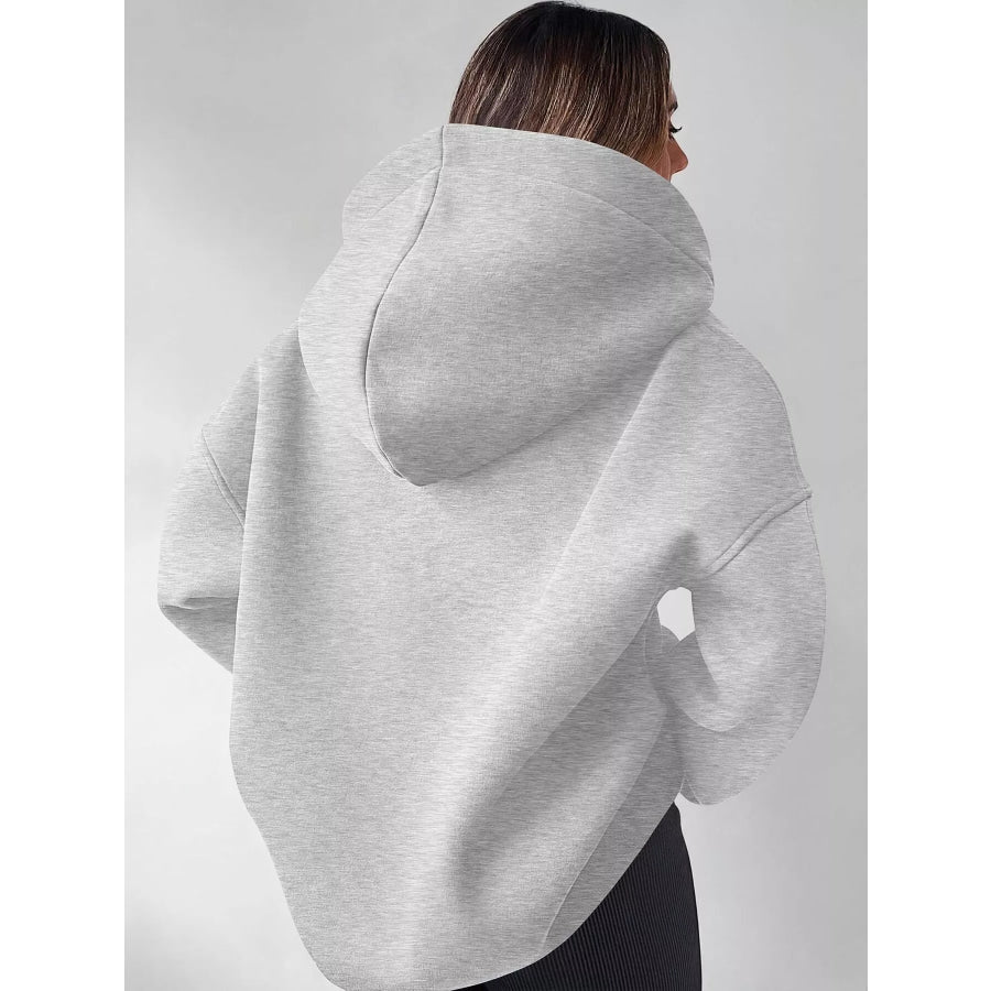 Oversized Quarter-Zip Hoodie Apparel and Accessories
