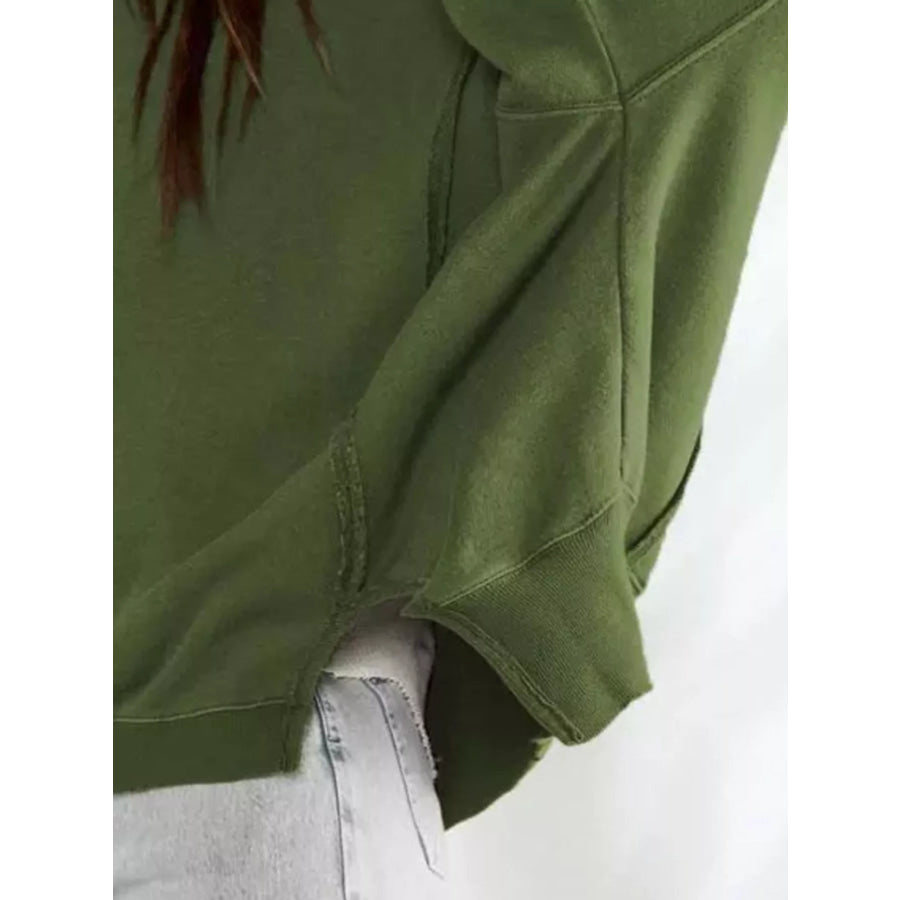 Oversized Relaxed Fit Crew Neck Sweatshirt Apparel and Accessories